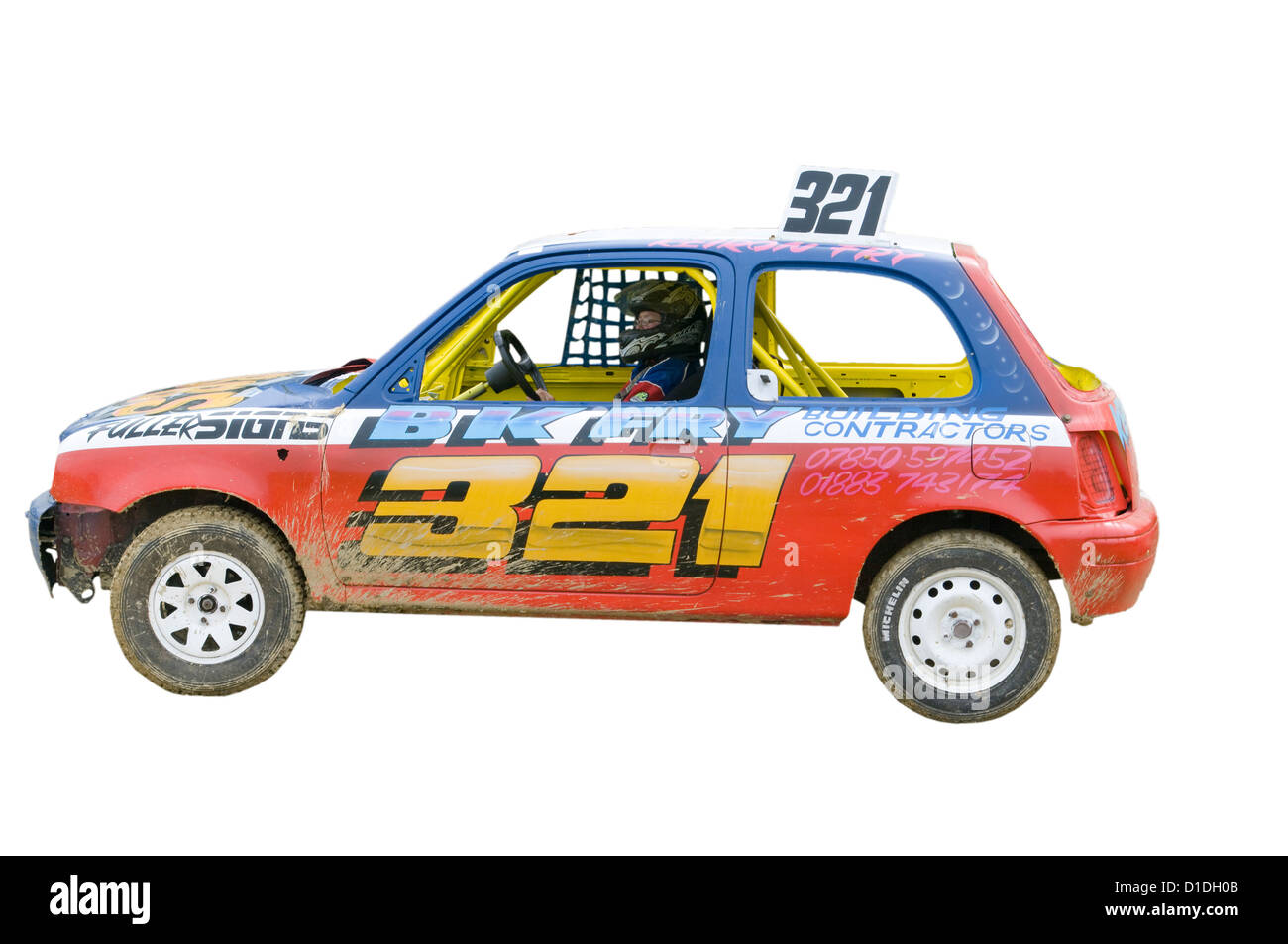 Banger Rennwagen Stockfoto