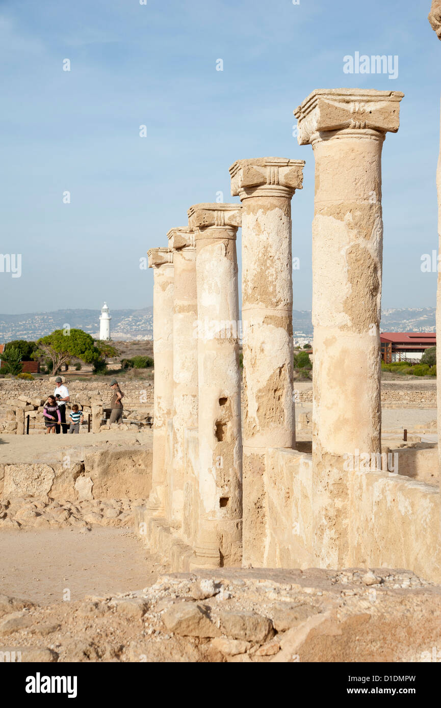 Kato Paphos archäologische Park Paphos Zypern Stockfoto