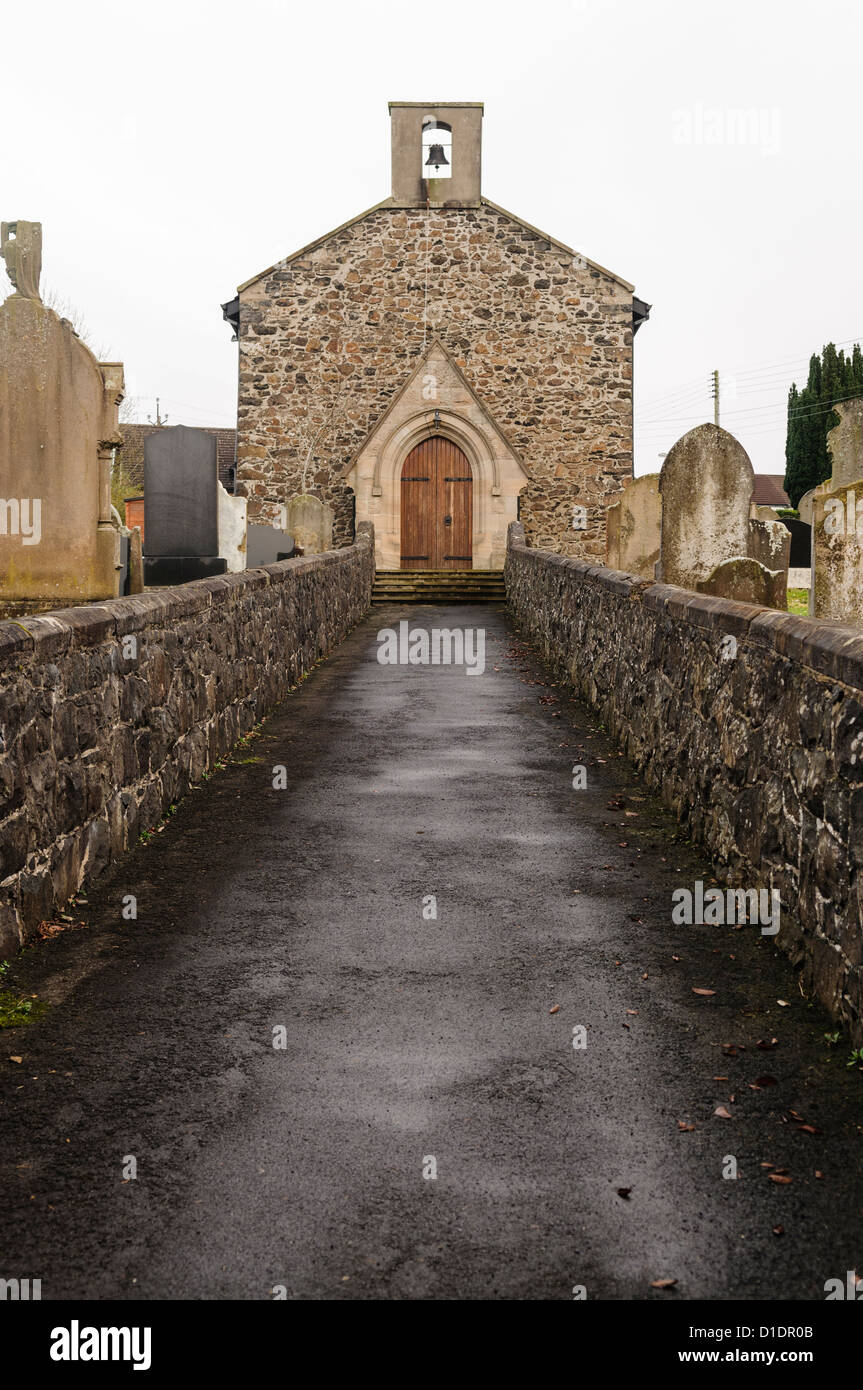 Portglenone Pfarrkirche von Irland Stockfoto