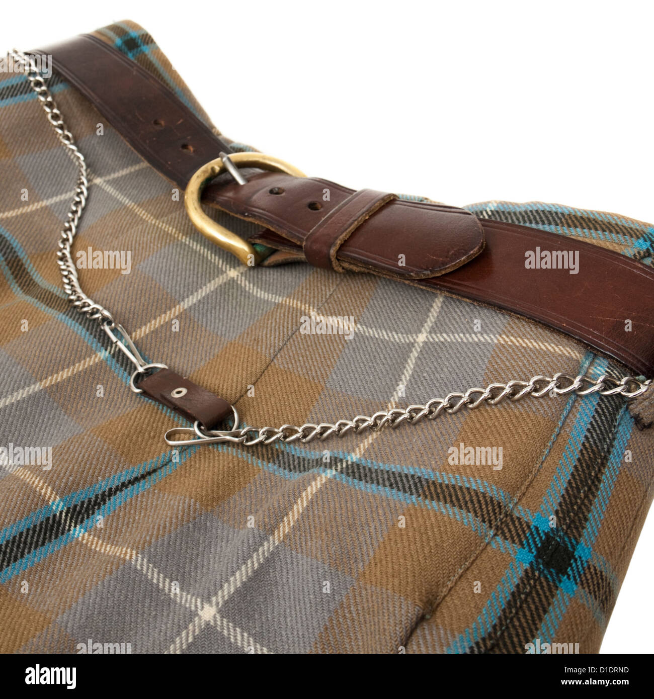 Traditionellen authentischen schottischen kilt Stockfoto