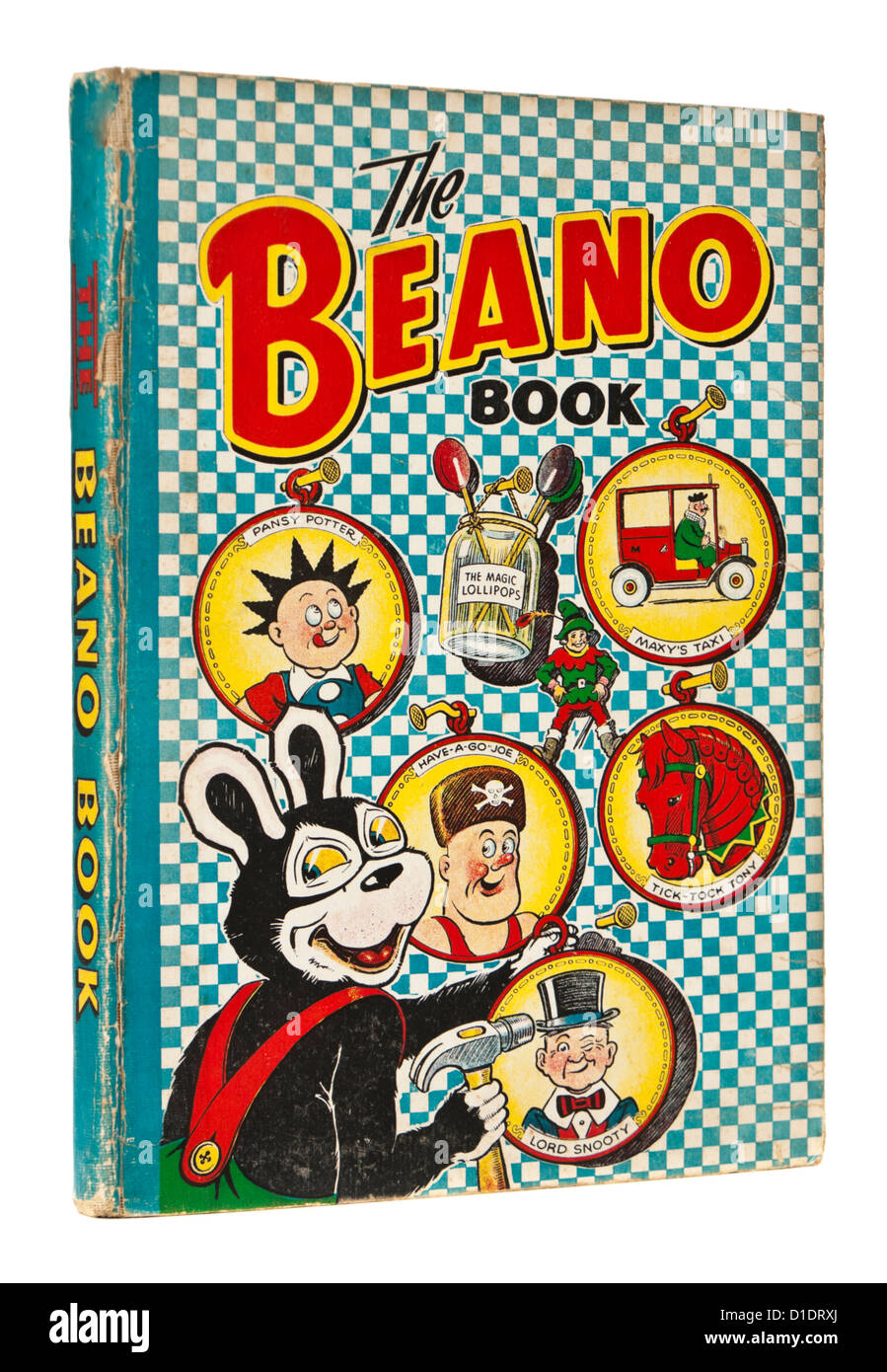 Seltene 1952 Beano jährliche durch DC Thomson & Co, mit Biffo der Bär, Herrn hochnäsig, Stiefmütterchen Potter, Have-a-Go-Joe und andere Stockfoto