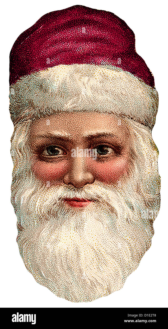 Santa Claus-Porträt Stockfoto