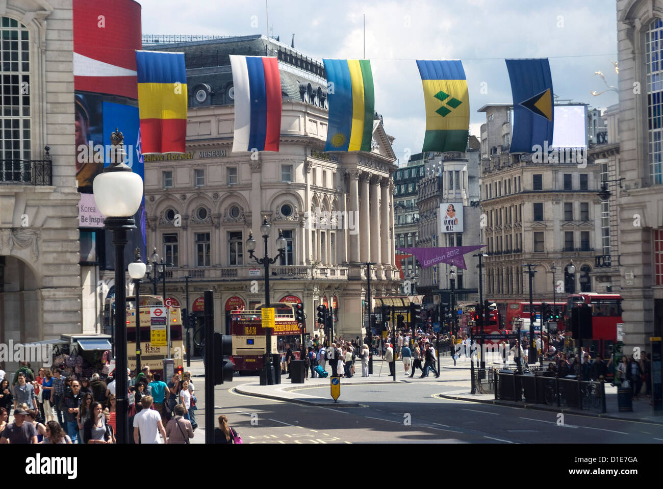Piccadilly Circus, Regent Street, West End, London, England, Vereinigtes Königreich, Europa Stockfoto