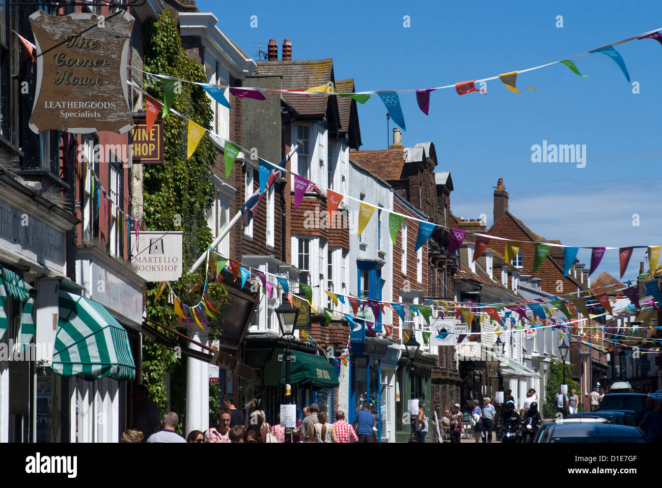 High Street, Roggen, East Sussex, England, Vereinigtes Königreich, Europa Stockfoto