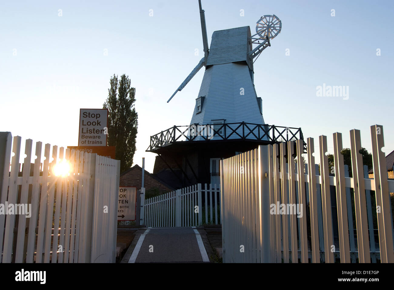 Roggen-Windmühle, Roggen, East Sussex, England, Vereinigtes Königreich, Europa Stockfoto