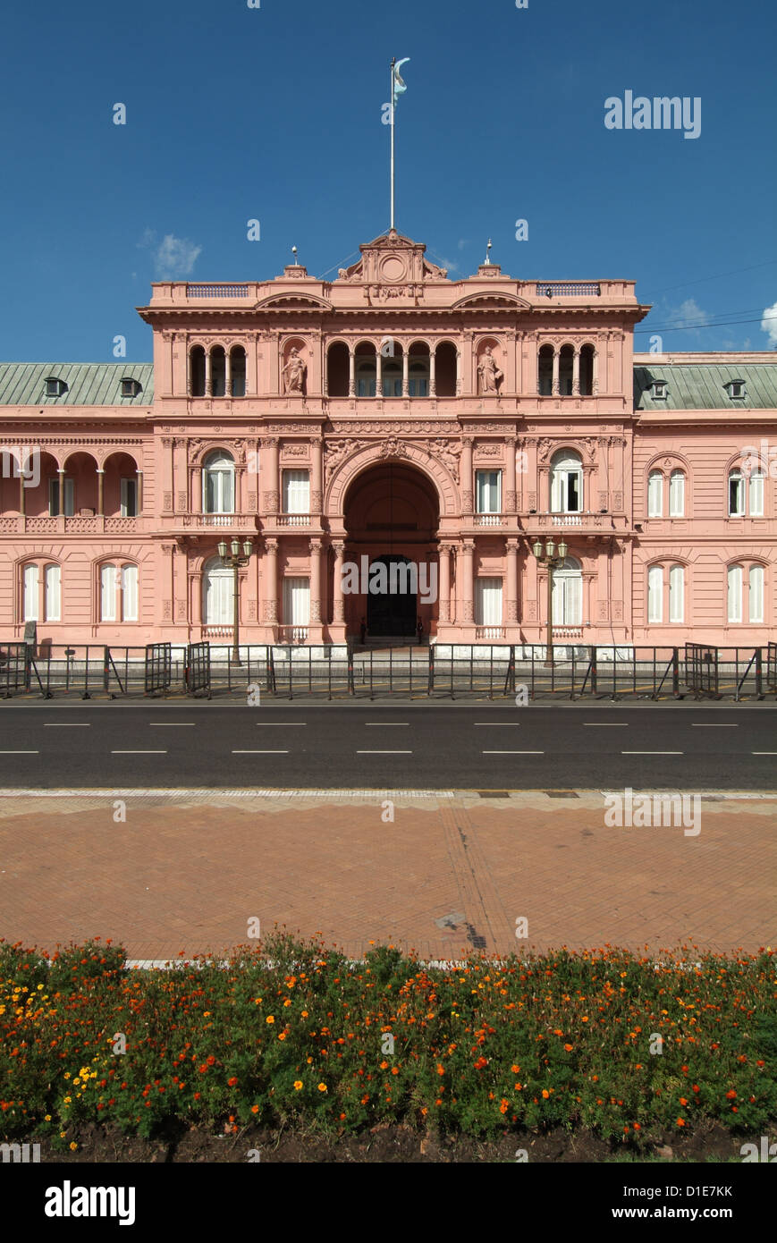 Casa Rosada (das rosa Haus), Büro und executive Mansion von der Präsidentin, Buenos Aires, Argentinien, Südamerika Stockfoto