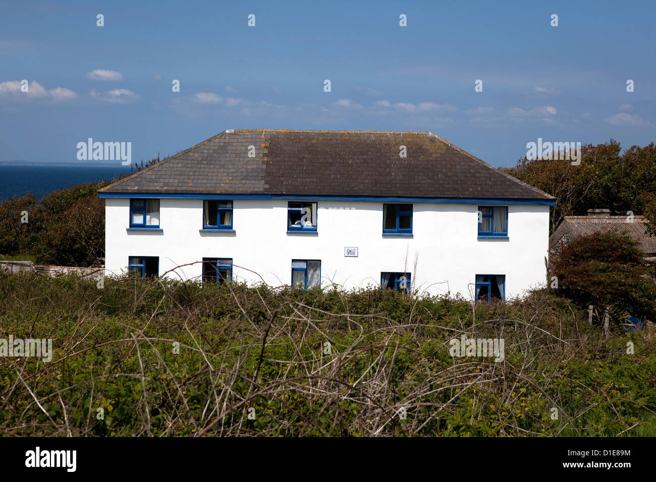 Das Haus des Prinzen der Saltee Inseln, auf große Saltee vor der Küste von Co. Wexford, Irland. Stockfoto