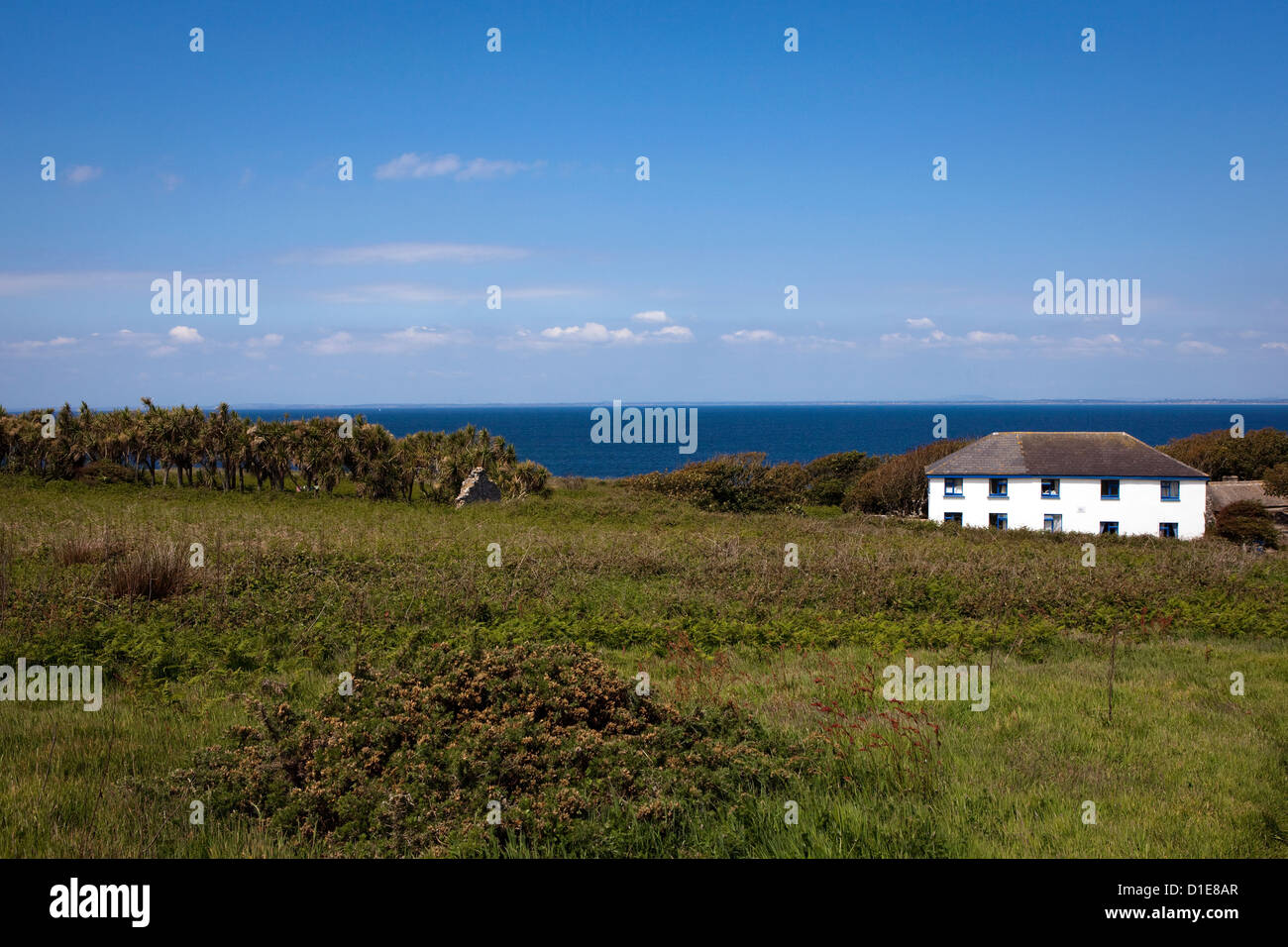 Das Haus des Prinzen der Saltee Inseln, auf große Saltee vor der Küste von Co. Wexford, Irland. Stockfoto