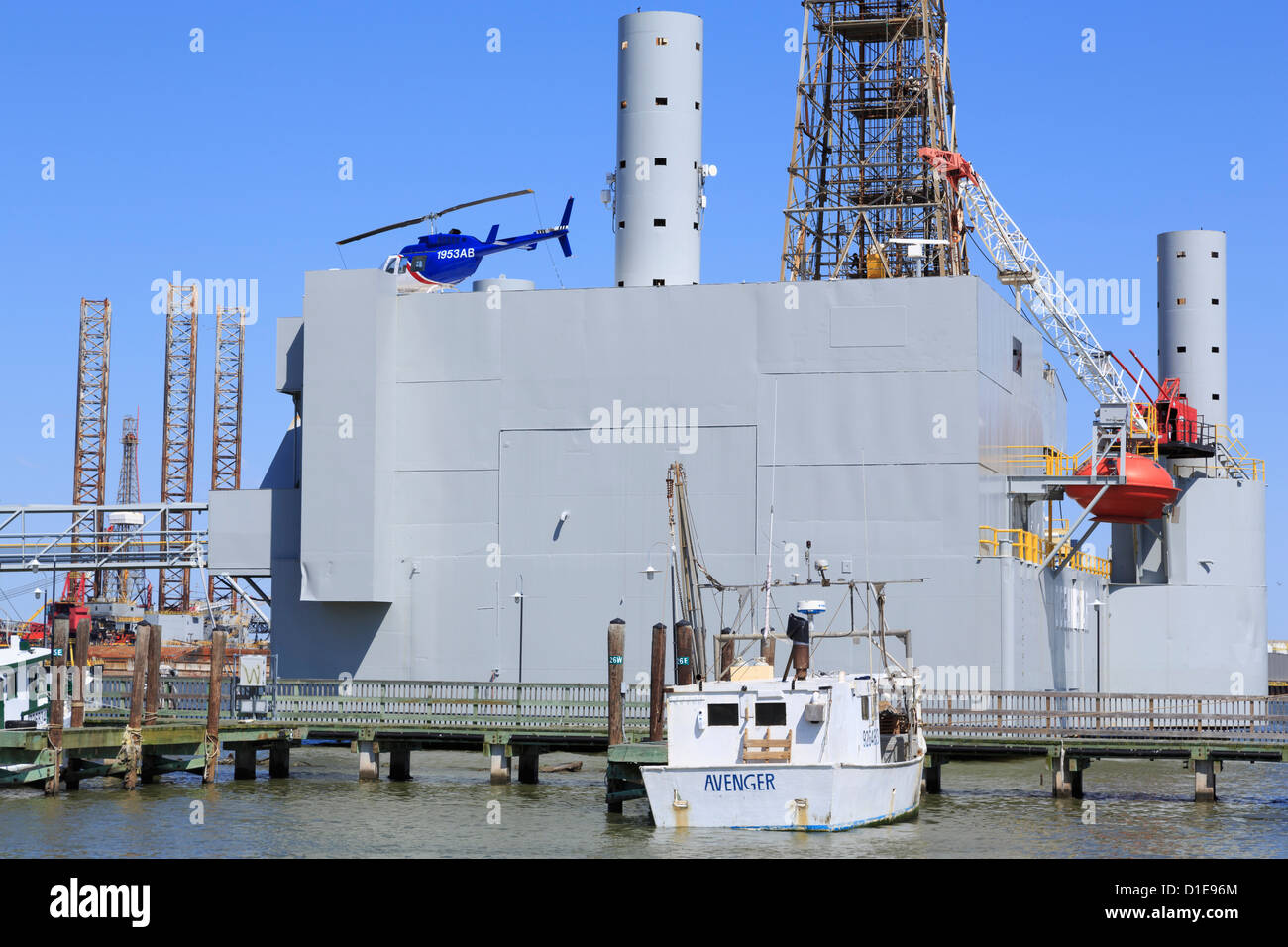 Ocean Star Energie Museum, Galveston, Texas, Vereinigte Staaten von Amerika, Nordamerika Stockfoto