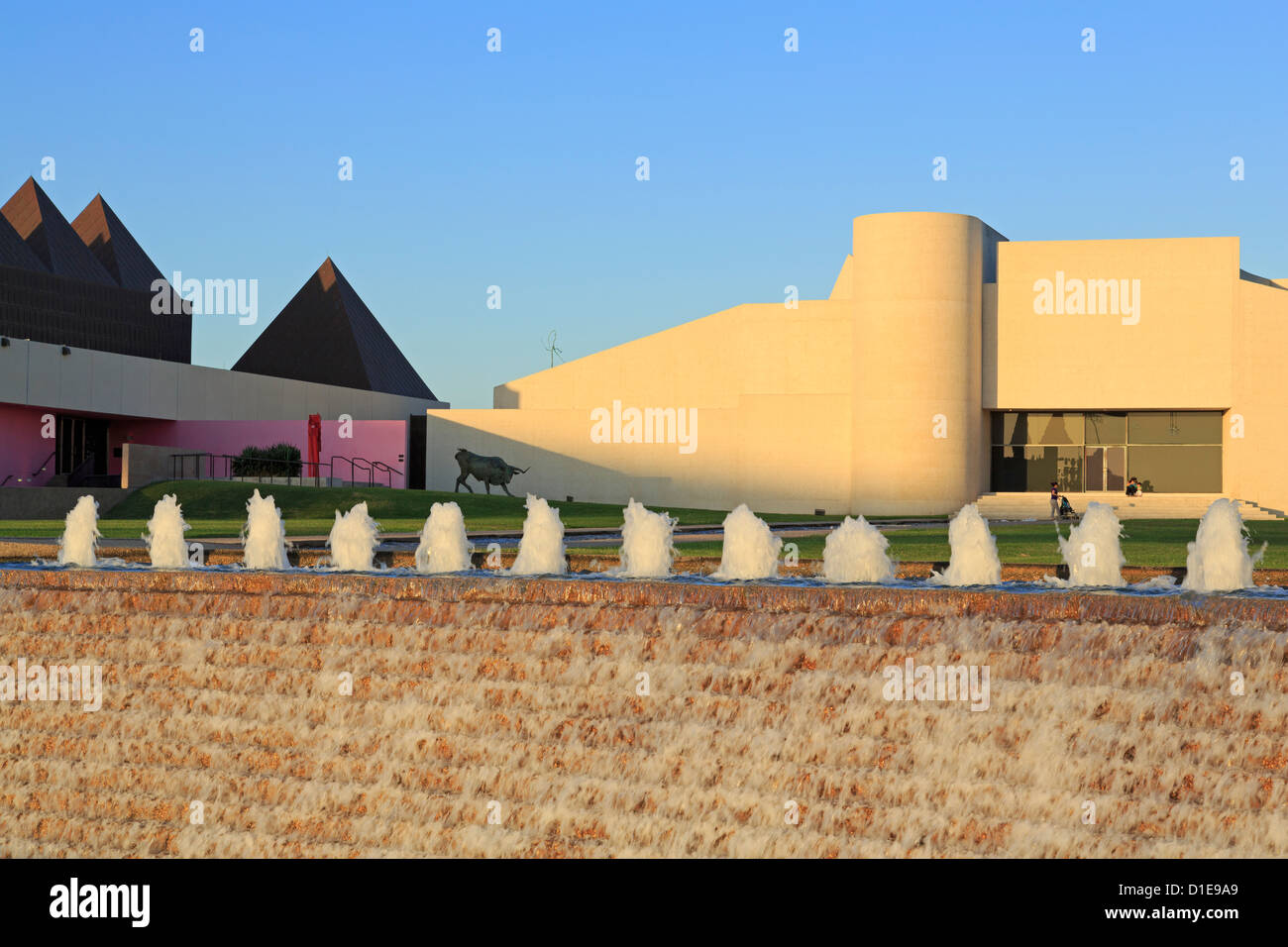 Brunnen und Kunstmuseum von Südtexas, Corpus Christi, Texas, Vereinigte Staaten von Amerika, Nordamerika Stockfoto