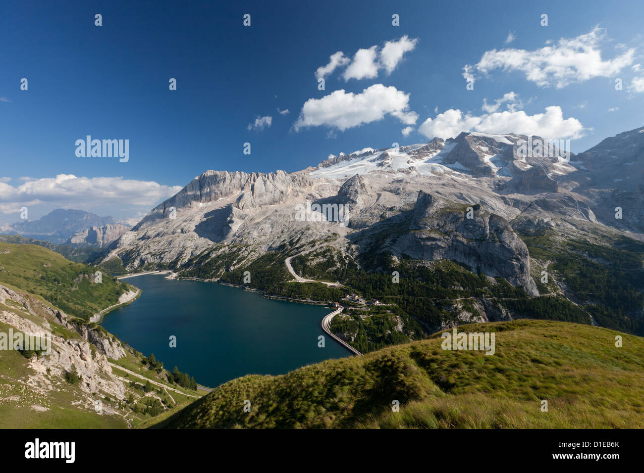 Wandern auf dem Höhenweg 2 in den Dolomiten, Provinz Bozen, Trentino-Alto Adige/Südtirol, Italien, Europa Stockfoto