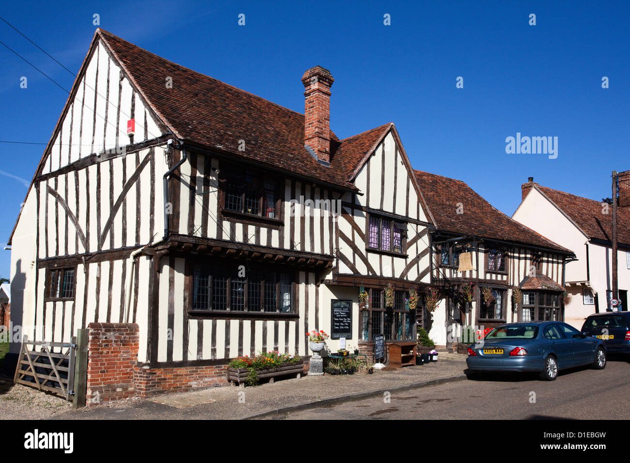 Bell Inn Kersey, Suffolk, England, Vereinigtes Königreich, Europa Stockfoto