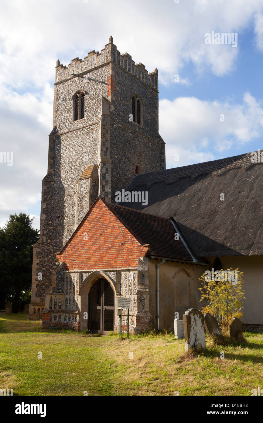 Kirche St. Botolphs Iken, Suffolk, England, Vereinigtes Königreich, Europa Stockfoto
