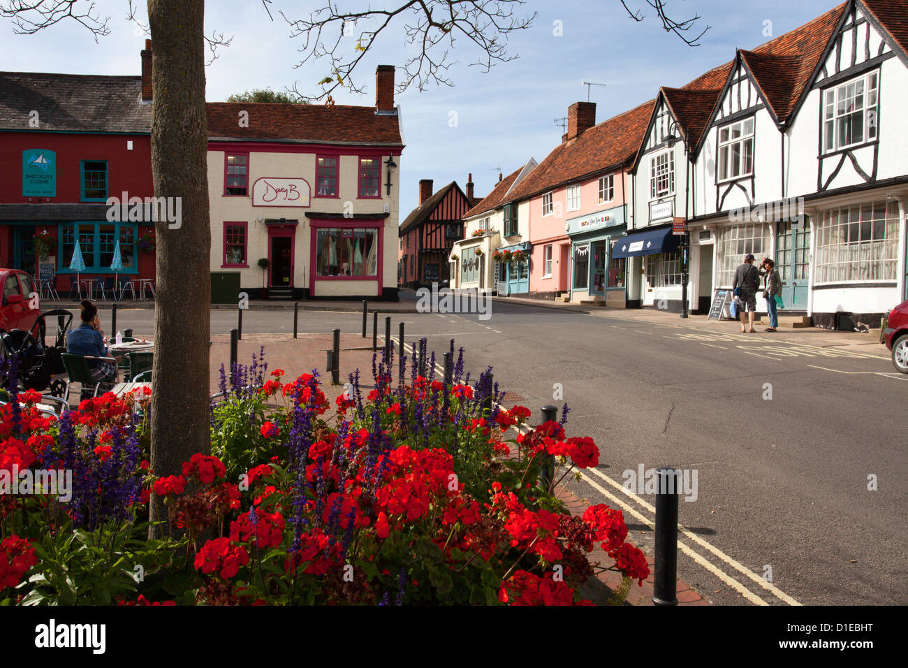 Hill, Woodbridge, Suffolk, England, Vereinigtes Königreich, Europa zu vermarkten Stockfoto