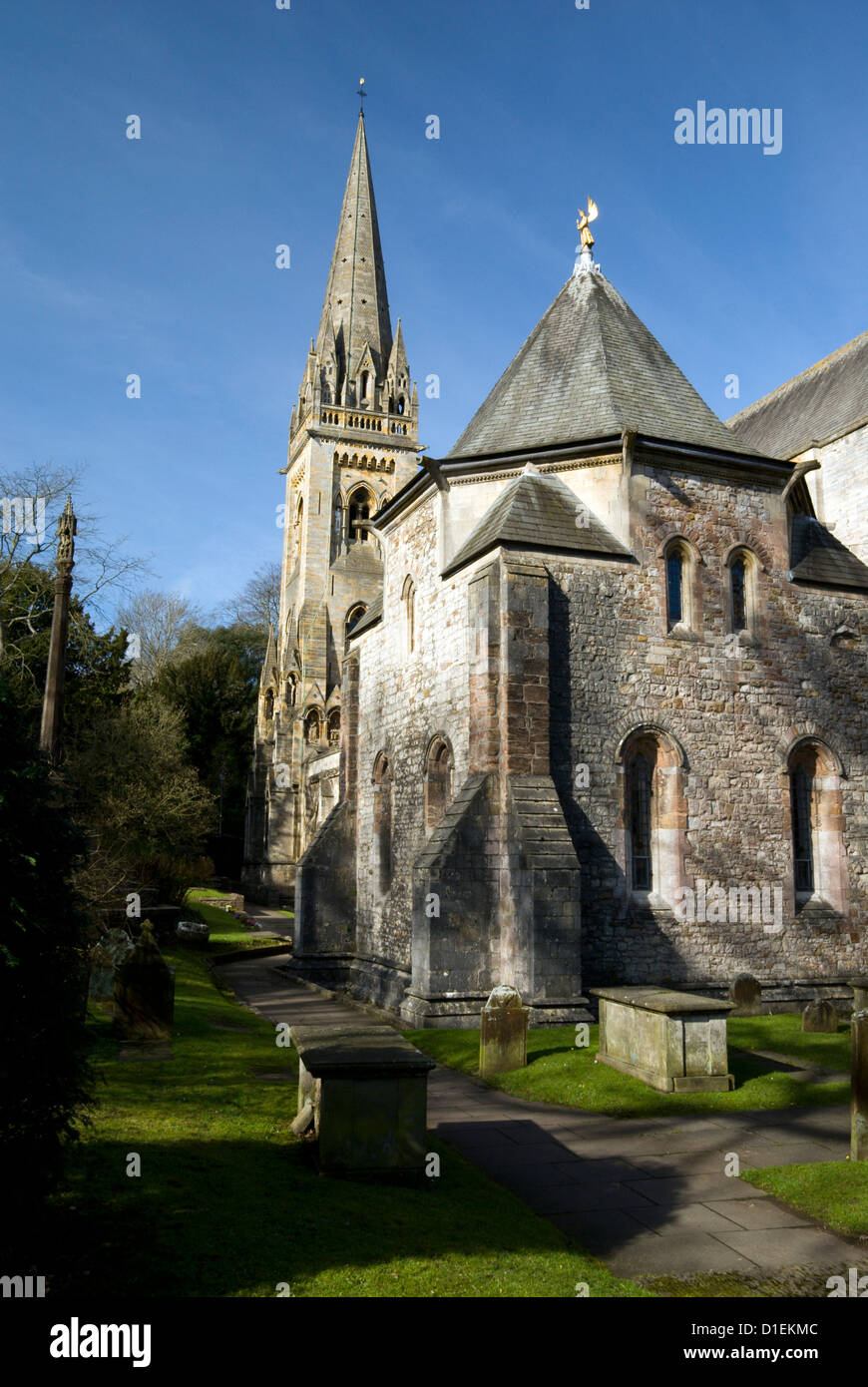 Llandaff Cathedral, Llandaff, Cardiff, Wales, UK. Stockfoto