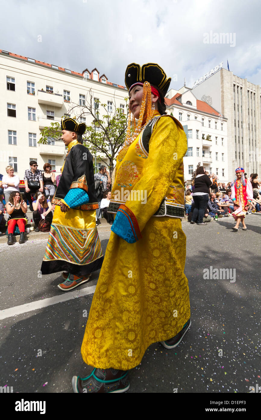Teilnehmer des Karneval der Kulturen in Berlin am 25.05.2010, Deutschland Stockfoto