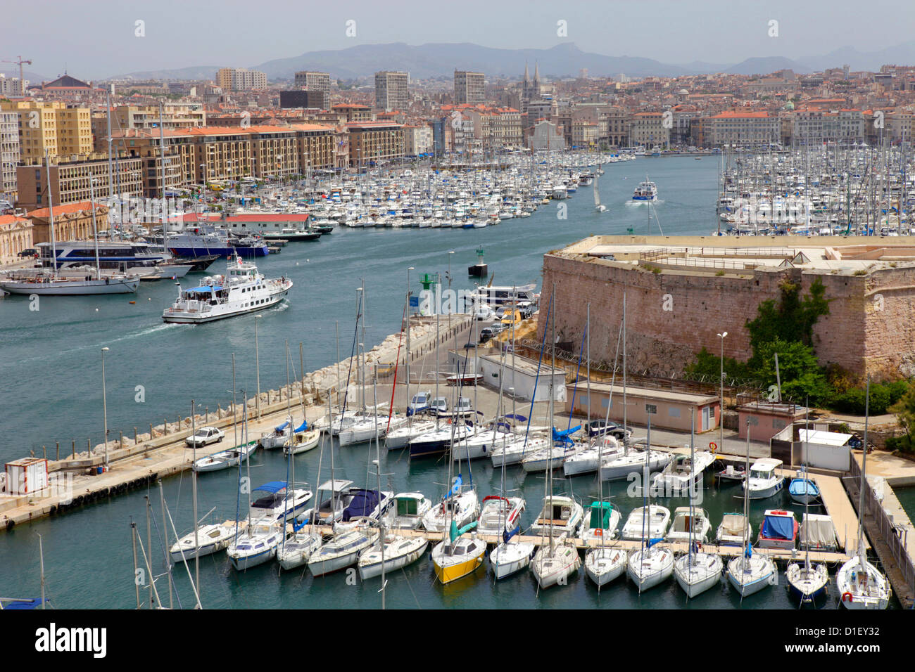 Hafen von Marseille, Frankreich Stockfoto