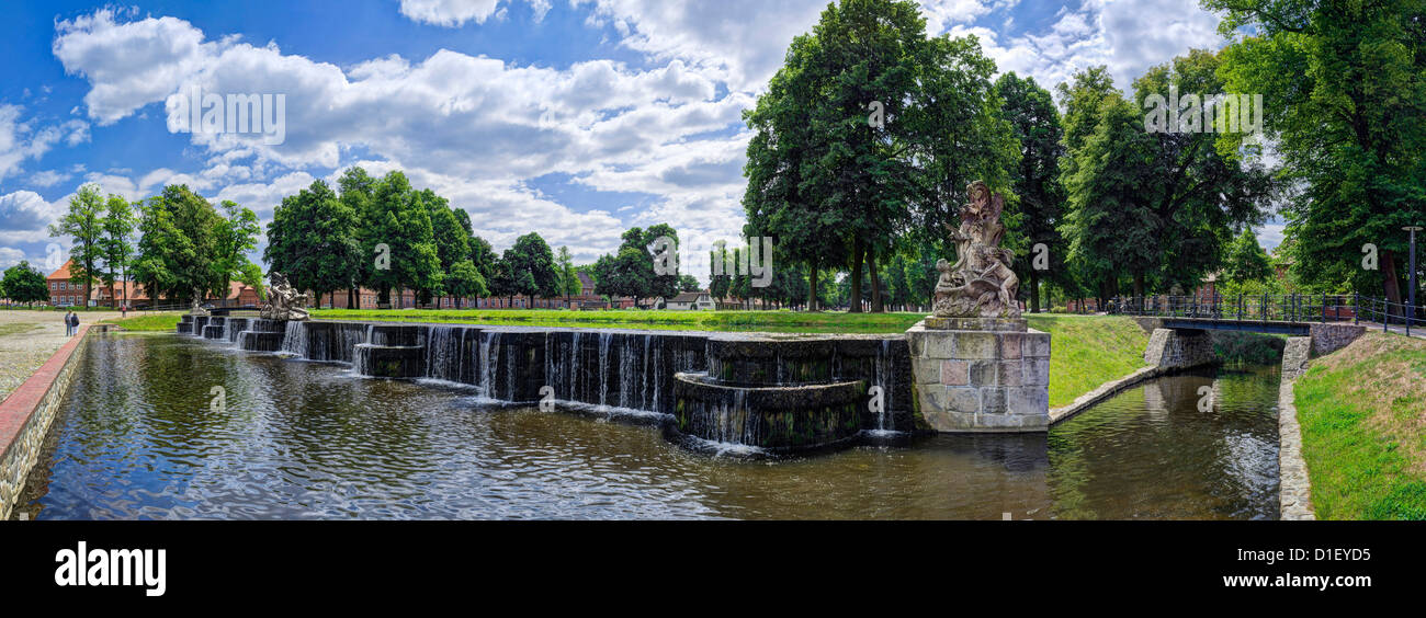 Palace Park Ludwigslust, Mecklenburg-Vorpommern, Deutschland Stockfoto