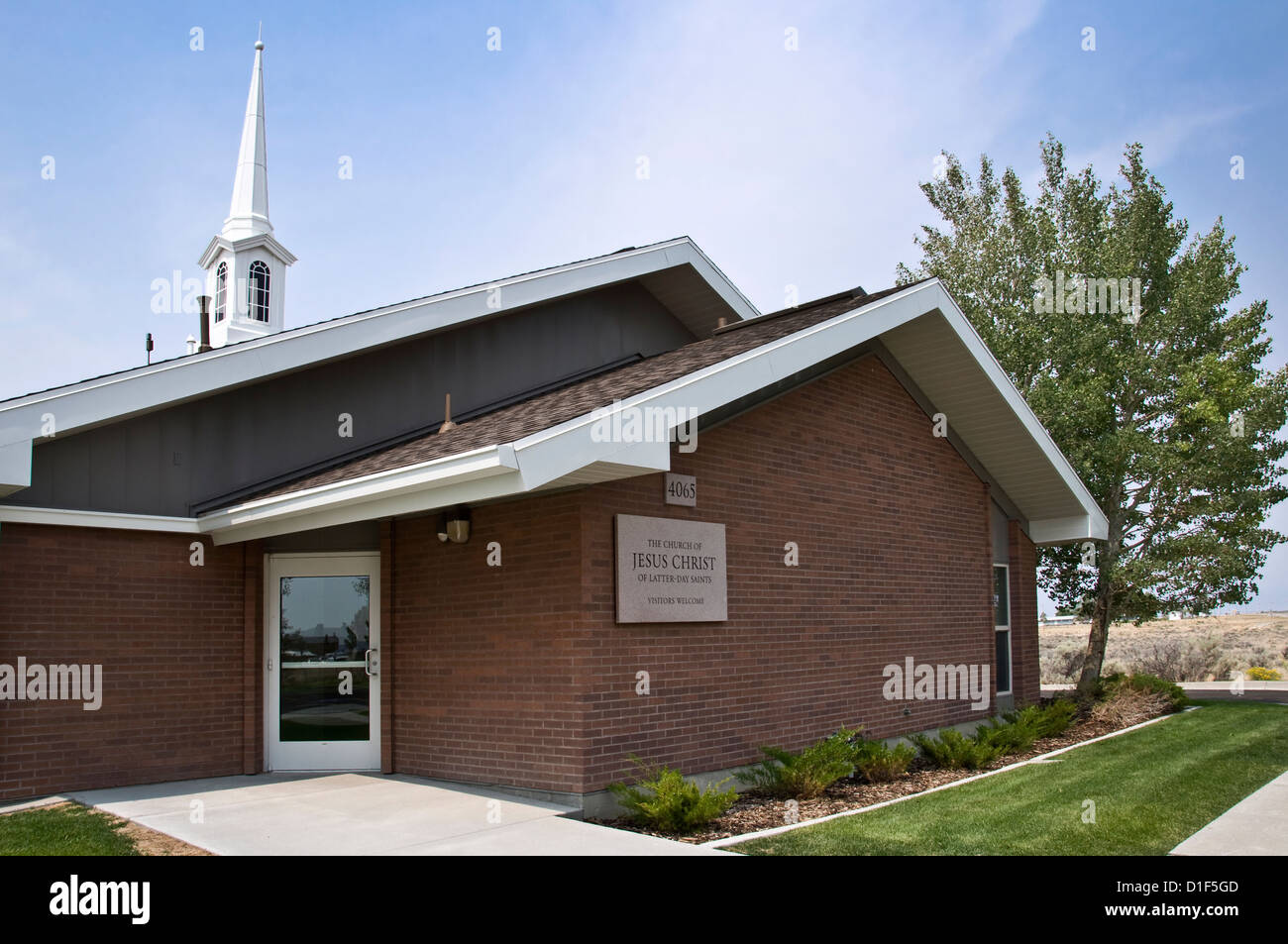 Eine Kirche von Jesus Christus von Heiligen - Utah, USA Stockfoto