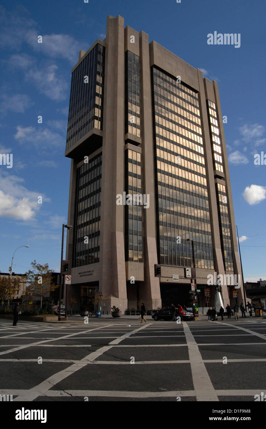 Adam Clayton Powell Junior State Office Building, Harlem, New York City, USA Stockfoto