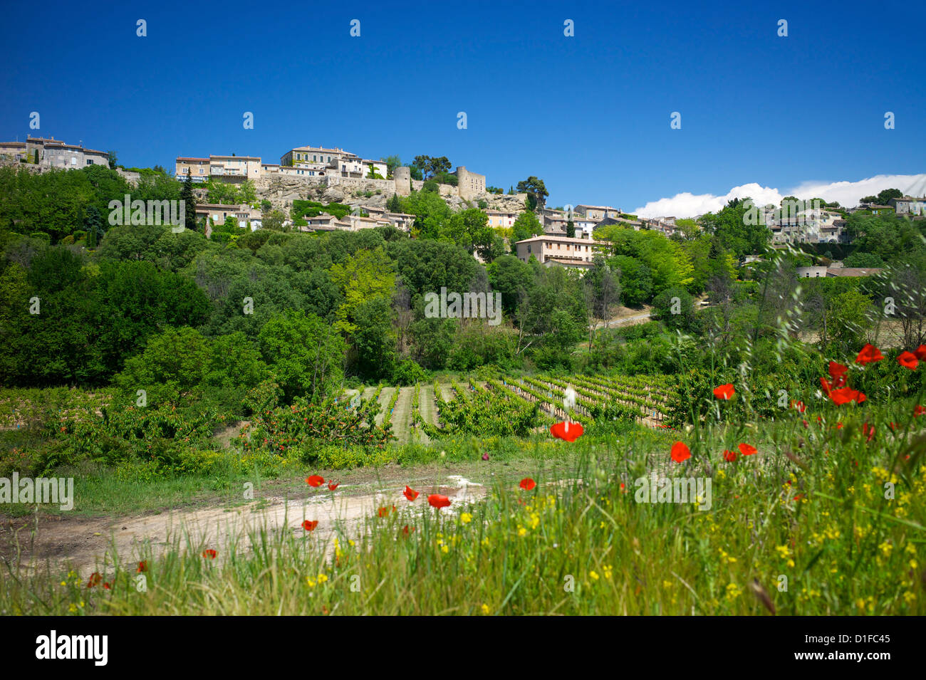 Manerbes, Petit Luberon, Provence, Frankreich, Europa Stockfoto