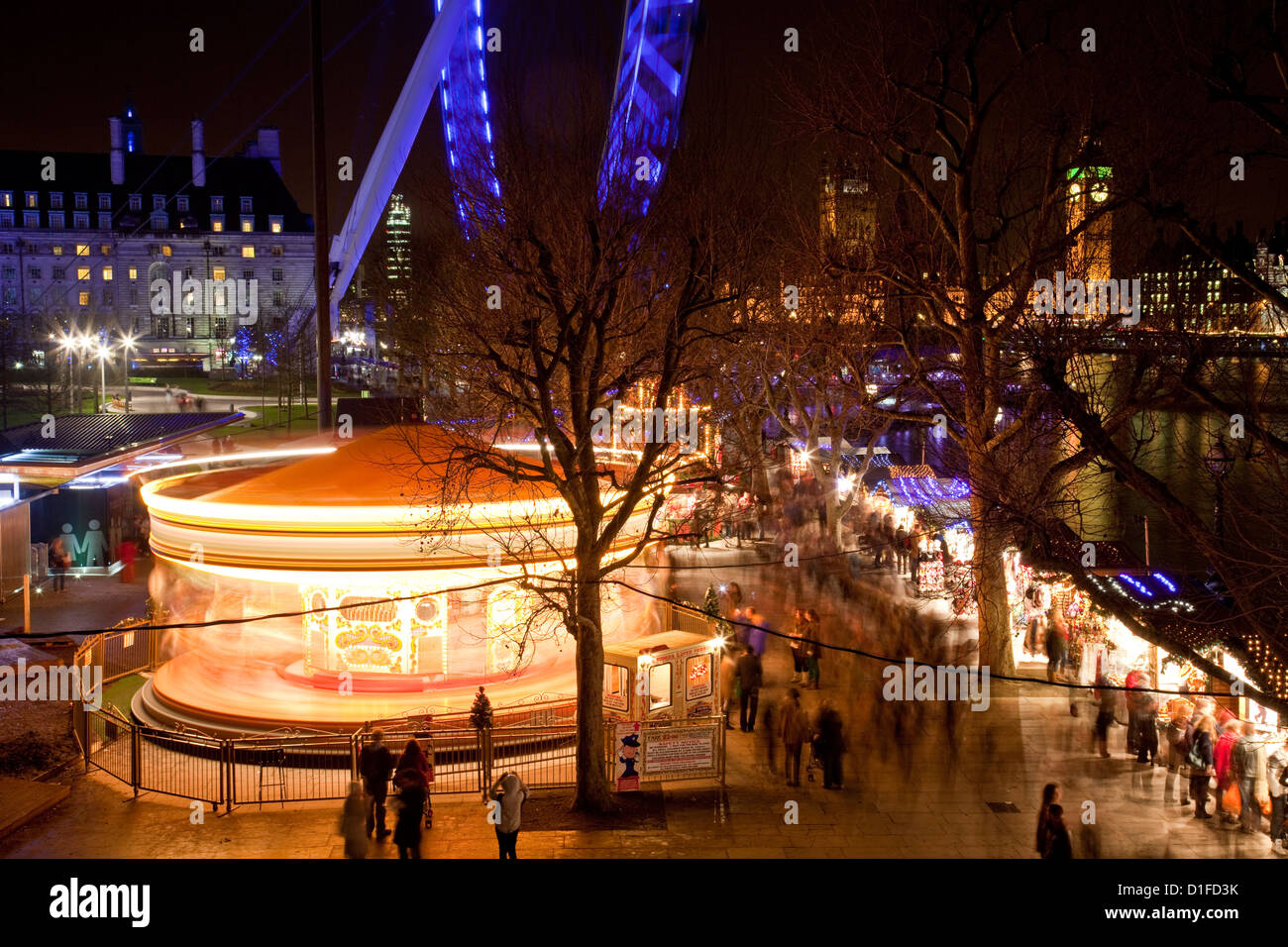 Weihnachtsmarkt london southbank Fotos und Bildmaterial in hoher