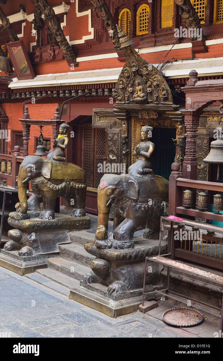 Der Goldene Tempel, Patan, UNESCO-Weltkulturerbe, Bagmati, Zentralregion (Madhyamanchal), Nepal, Asien Stockfoto