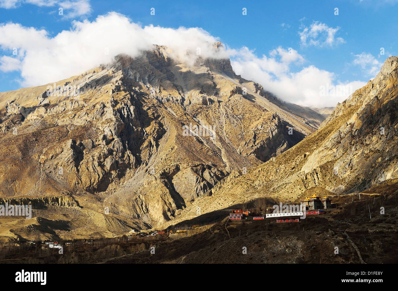 Muktinath Tal, Annapurna Conservation Area, Mustang District, Dhawalagiri, Western Region (Pashchimanchal), Nepal Stockfoto Muktinath Tal, Annapurna Conservation Area, Mustang District, Dhawalagiri, Western Region (Pashchimanchal), Nepal Stockfoto
