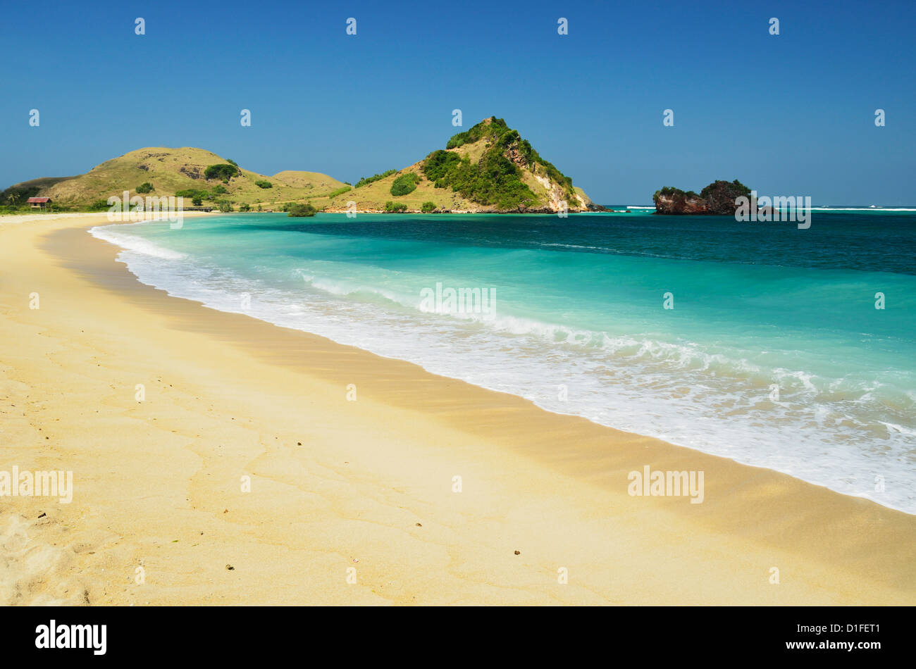 Kuta Beach, Kuta, Lombok, Indonesien, Südostasien, Asien Stockfoto