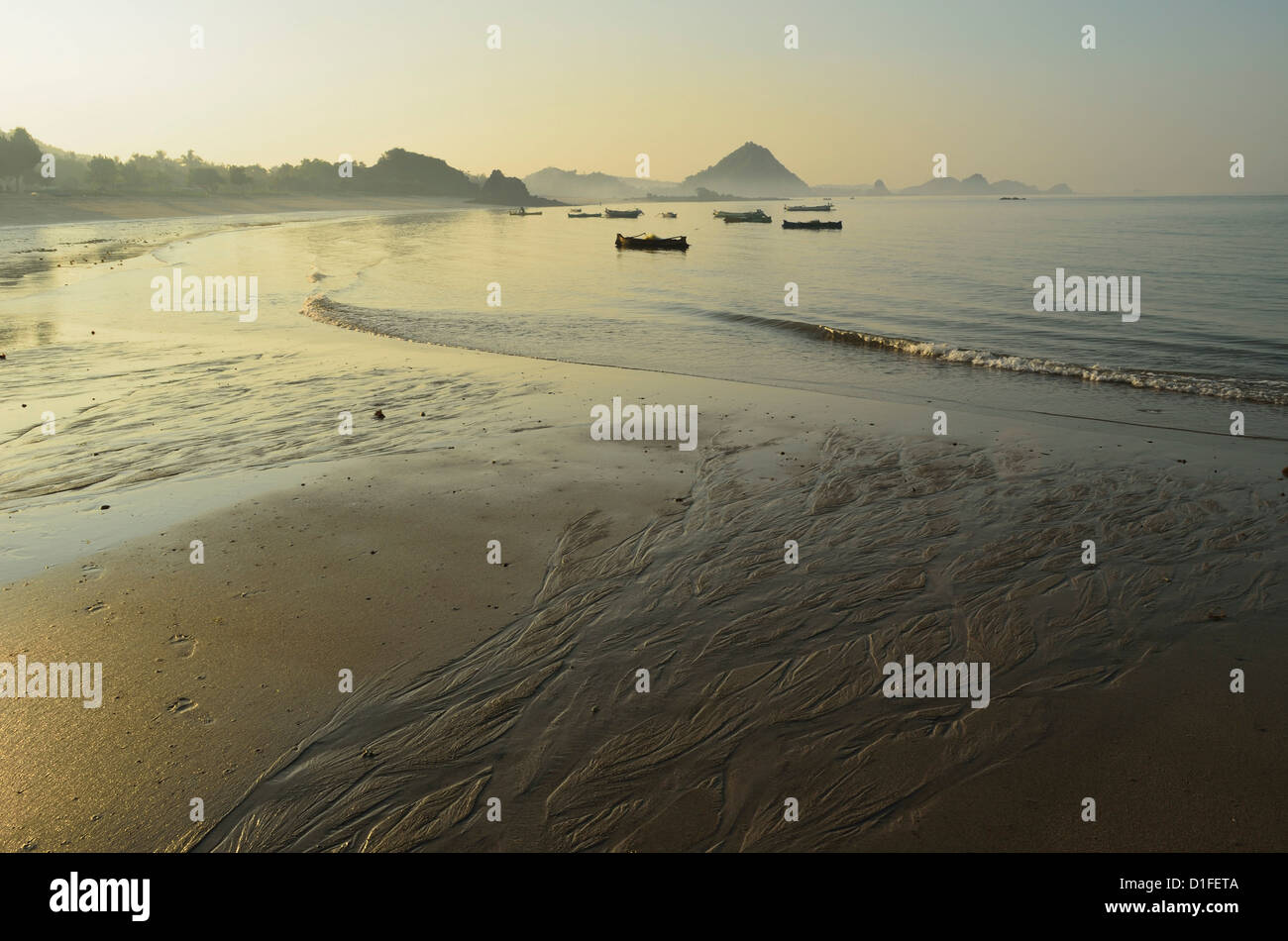Kuta Beach, Kuta, Lombok, Indonesien, Südostasien, Asien Stockfoto
