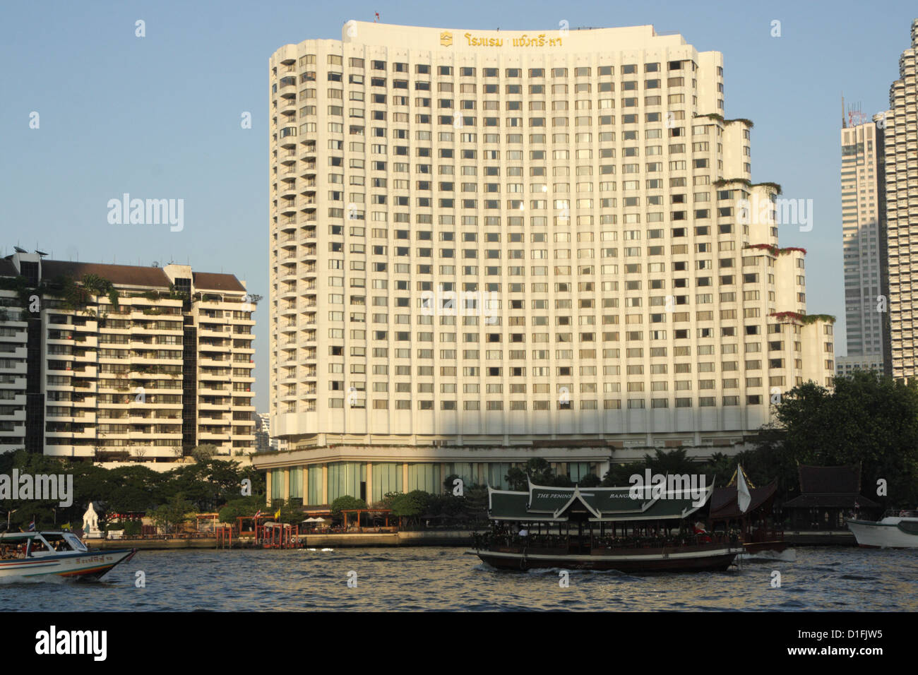 Shangri-La Hotel am Chao Phraya River in Bangkok, Thailand Stockfoto