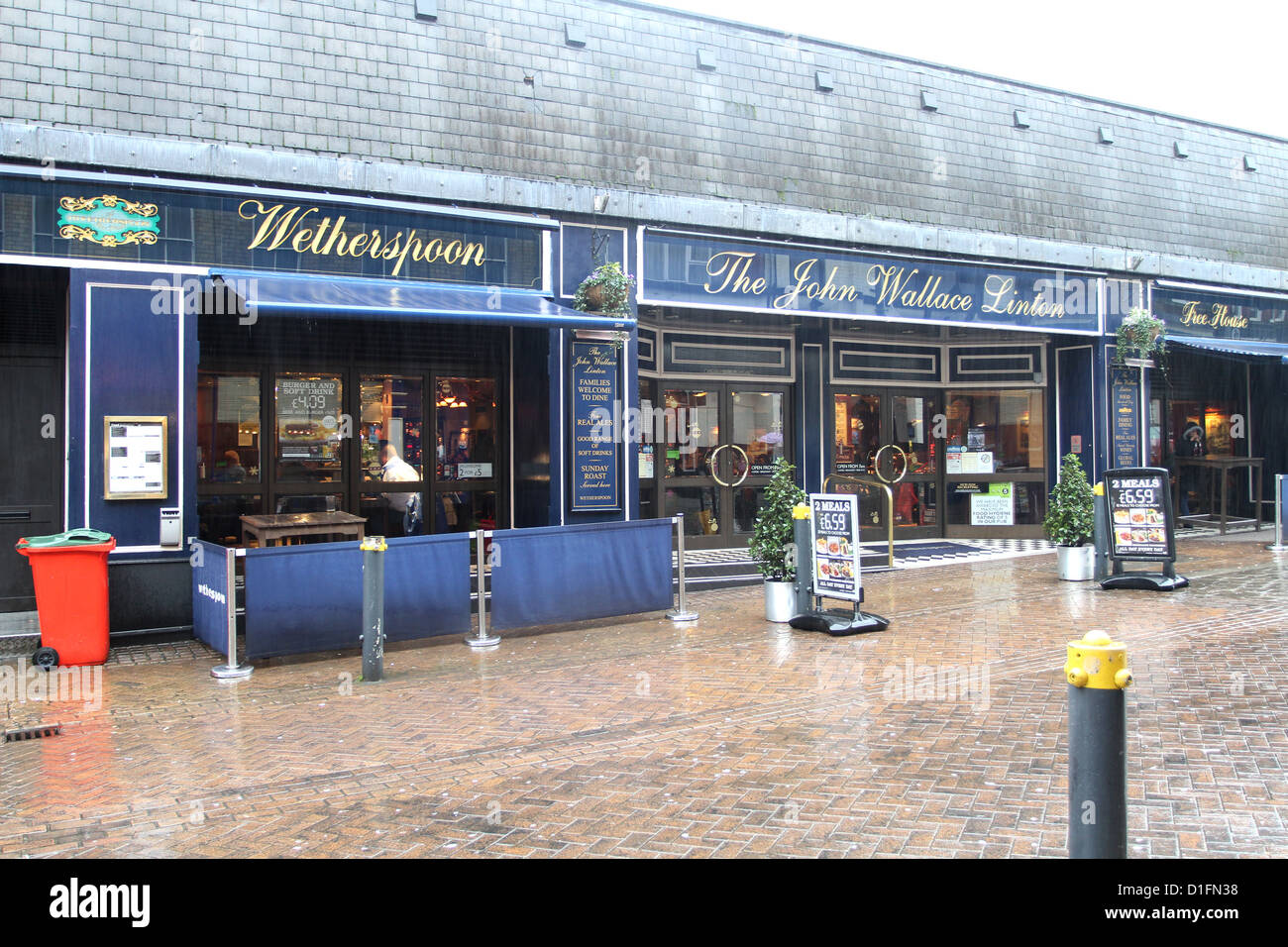 Gasthaus Kneipe in Newport, South Wales, Stockfoto