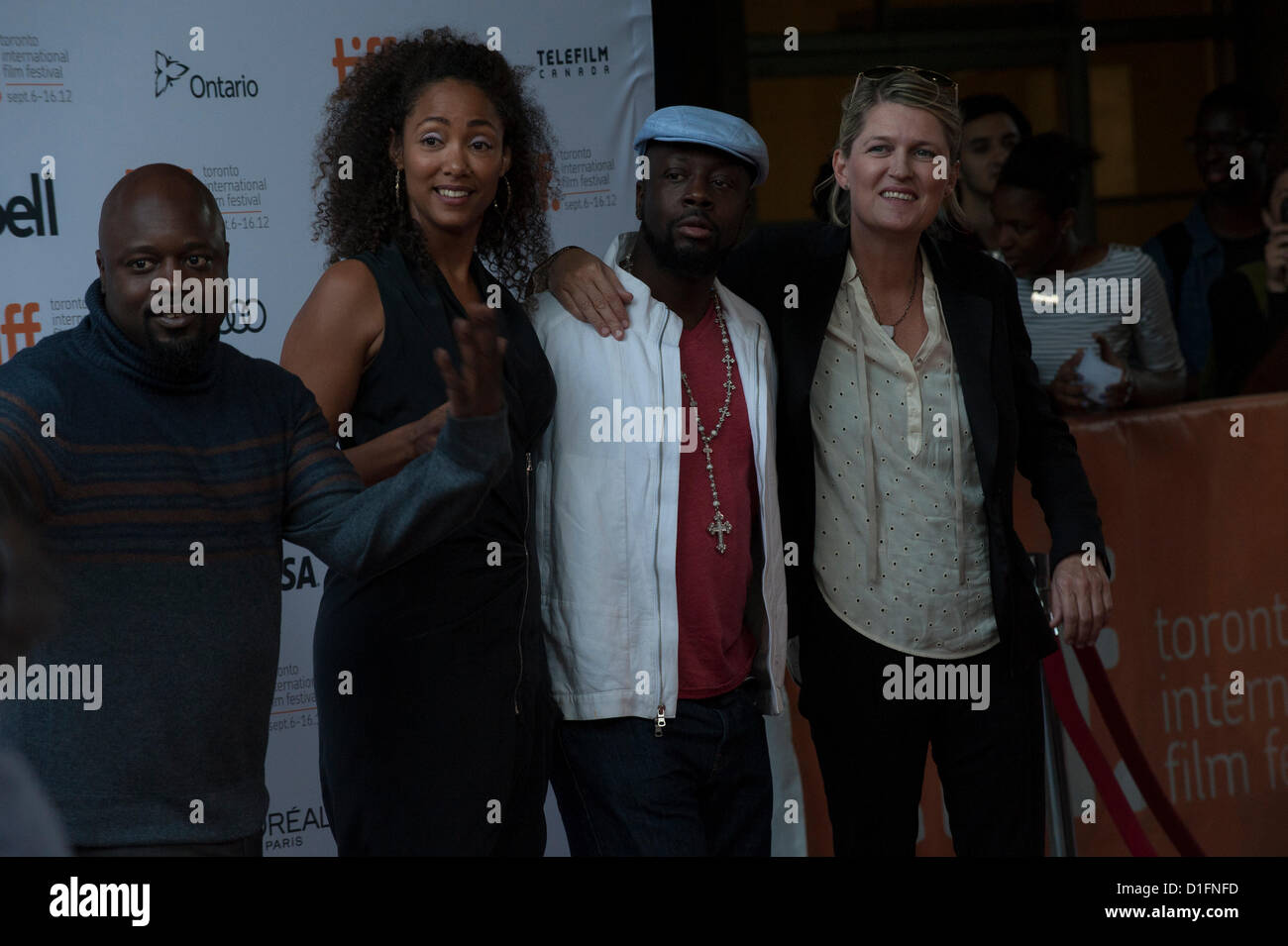 Hatian-kanadische Musiker und Aktivist Wyclef Jean besucht die Ryerson University Theatre während 2012 Toronto International Film Festival (TIFF) Stockfoto