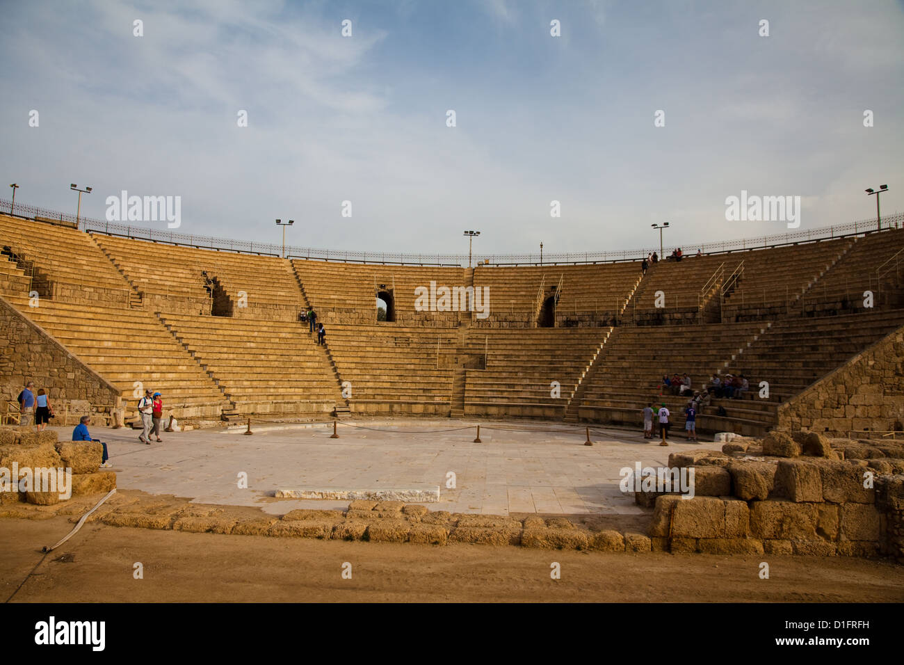 Das römische Theater in Caesarea, Israel Stockfoto