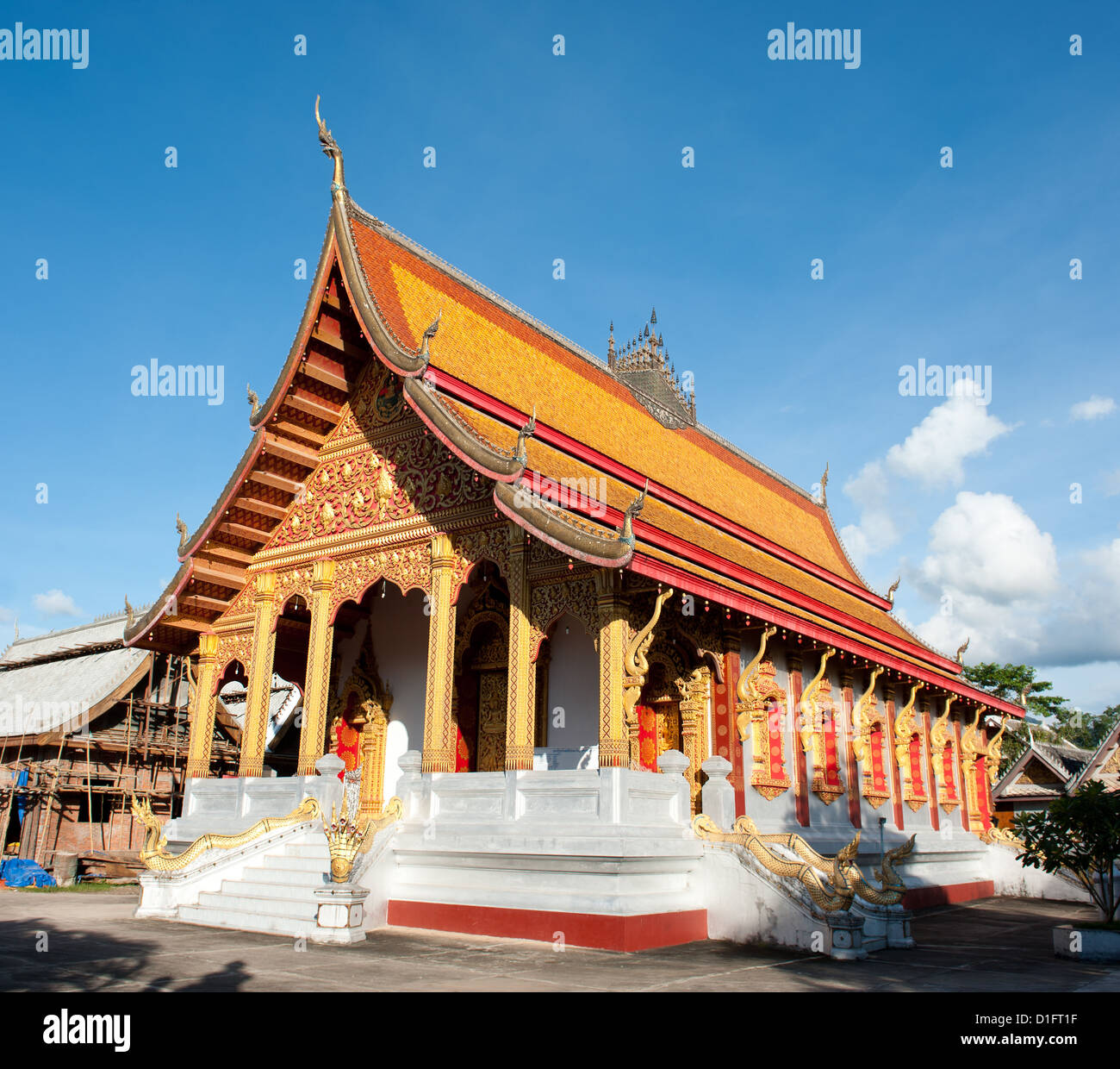 Buddhistischer Tempel in Luang Prabang, Laos Stockfoto