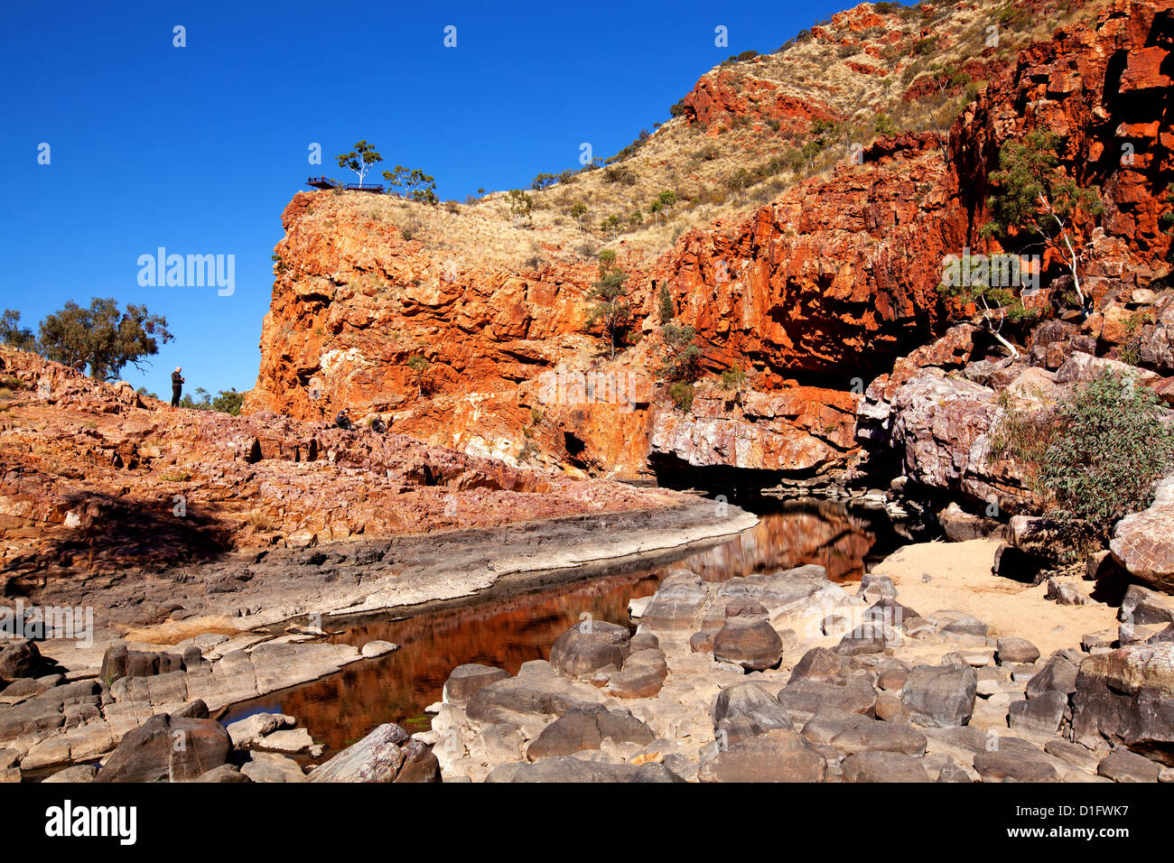 Ormiston Gorge Stockfoto