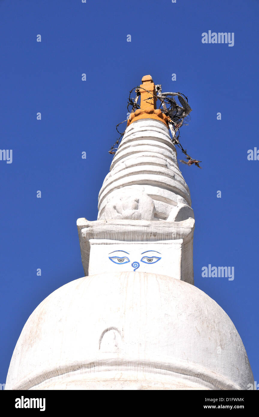 Stupa Swayambhunath Tempel Kathmandu Nepal Stockfoto