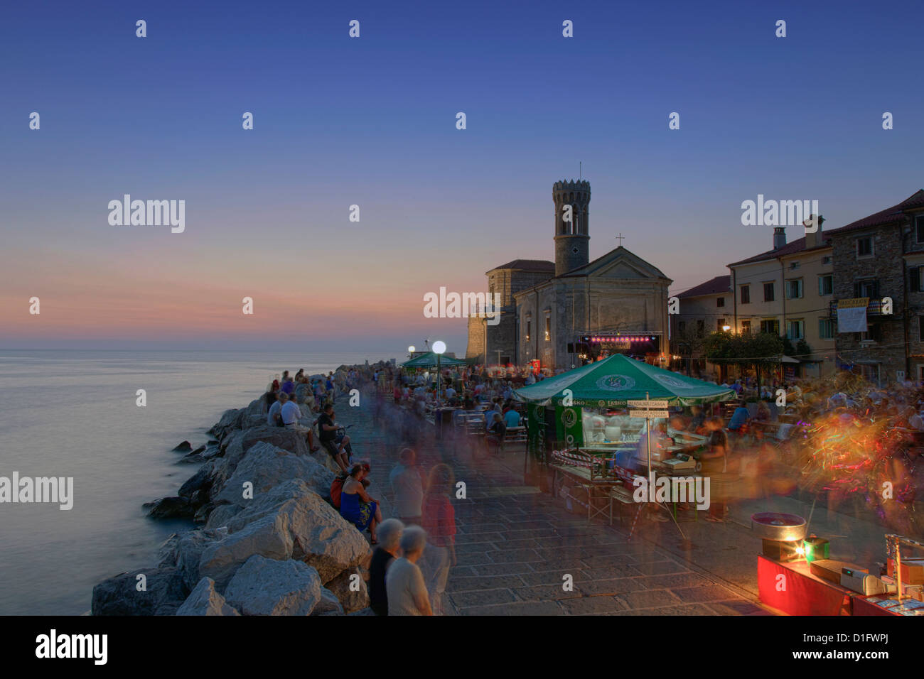 Piran, Istrien, Adria, Slowenien, Europa Stockfoto