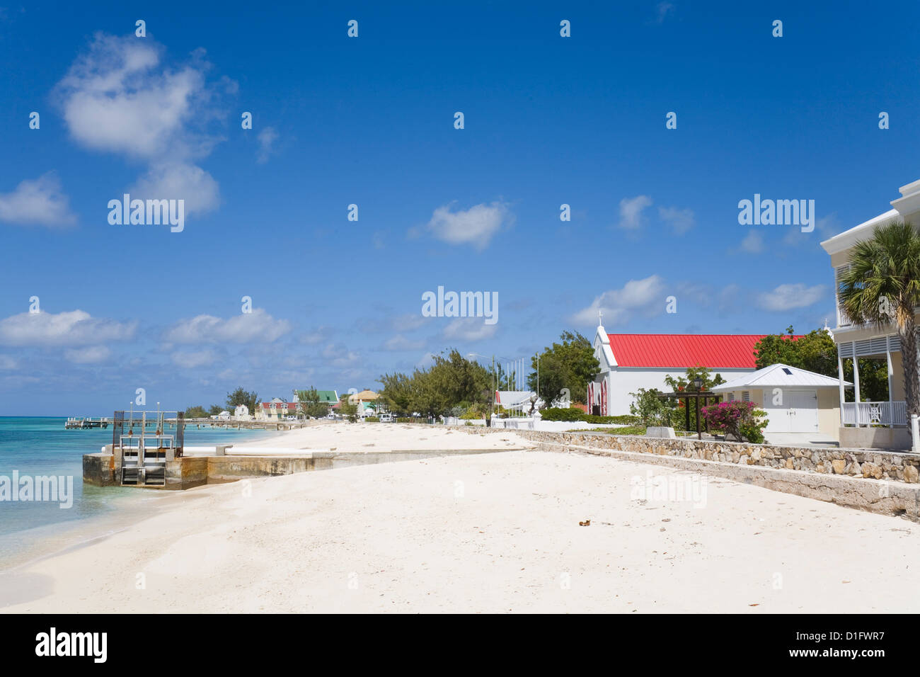 Anglikanische Kirche St. Marien, Cockburn Town, Grand Turk Island, Turks And Caicos Islands, West Indies, Karibik, Mittelamerika Stockfoto