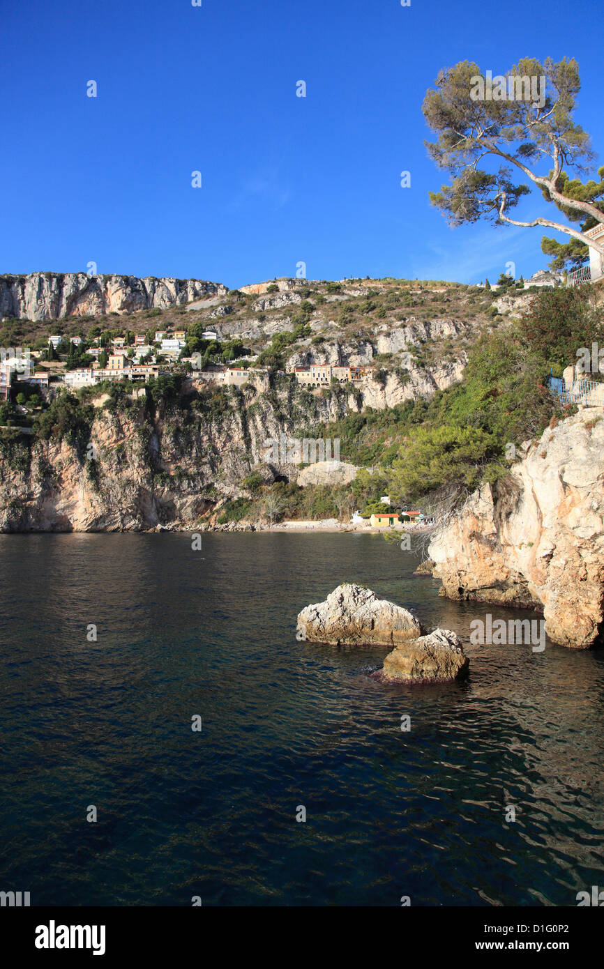 Cap d ' Ail, Provence, Cote d ' Azur, Côte d ' Azur, Mittelmeer, Frankreich, Europa Stockfoto