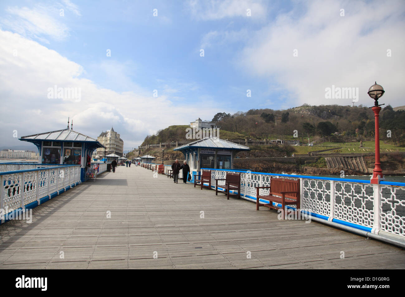 Pier, Llandudno, Conwy Grafschaft, Nord-Wales, Wales, Vereinigtes Königreich, Europa Stockfoto