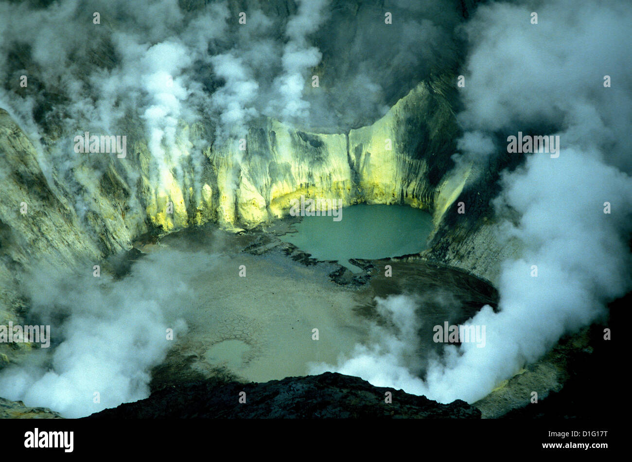 Bromo Vulkankrater auf Java, Indonesien, Südostasien, Asien Stockfoto