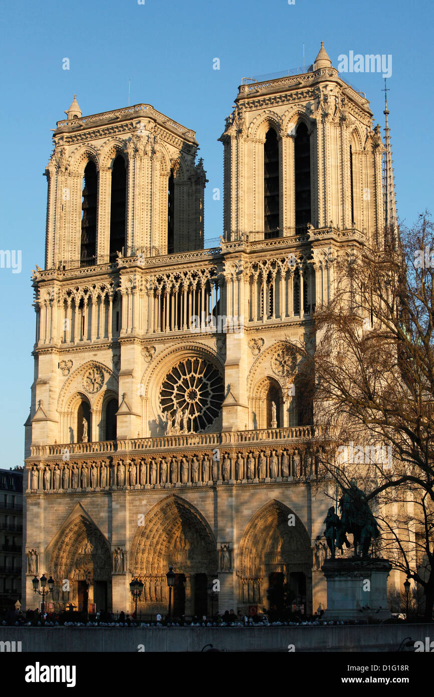 Notre-Dame de Paris Kathedrale, Paris, Frankreich, Europa Stockfoto