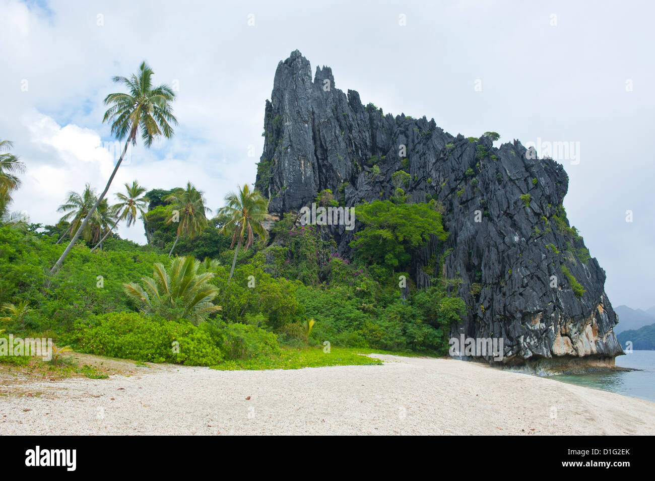 Die Linderalique Felsen in Hienghene an der Ostküste von Grande Terre, Neukaledonien, Melanesien, Südsee, Pazifik Stockfoto