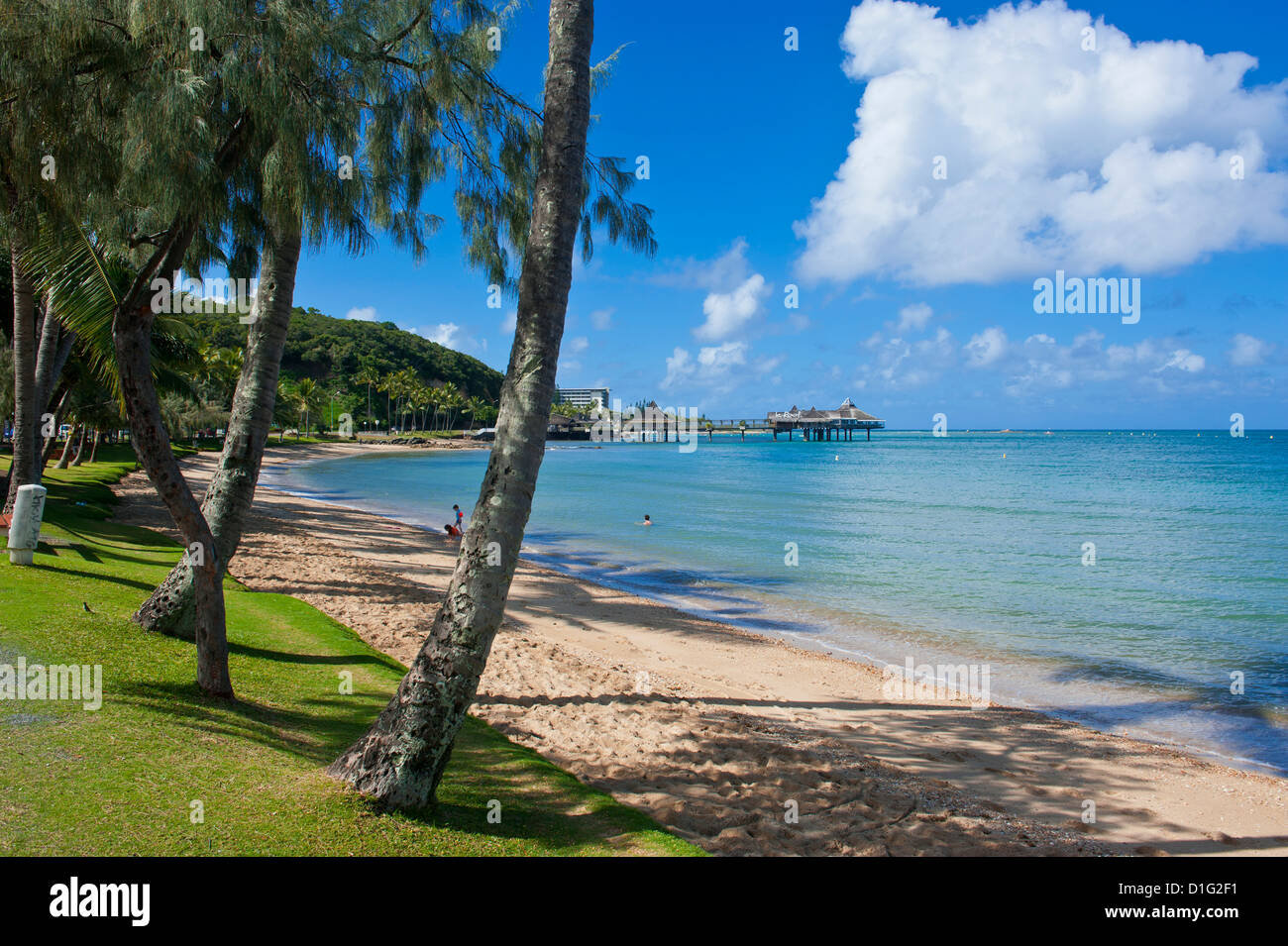 Strand in Noumea, Neukaledonien, Melanesien, Südsee, Pazifik Stockfoto