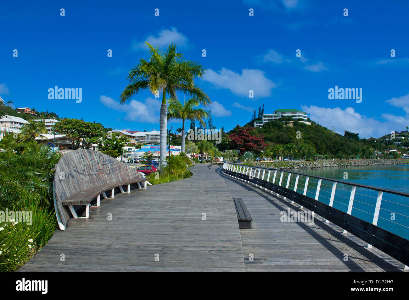 Uferpromenade von Noumea, Neukaledonien, Melanesien, Südsee, Pazifik Stockfoto