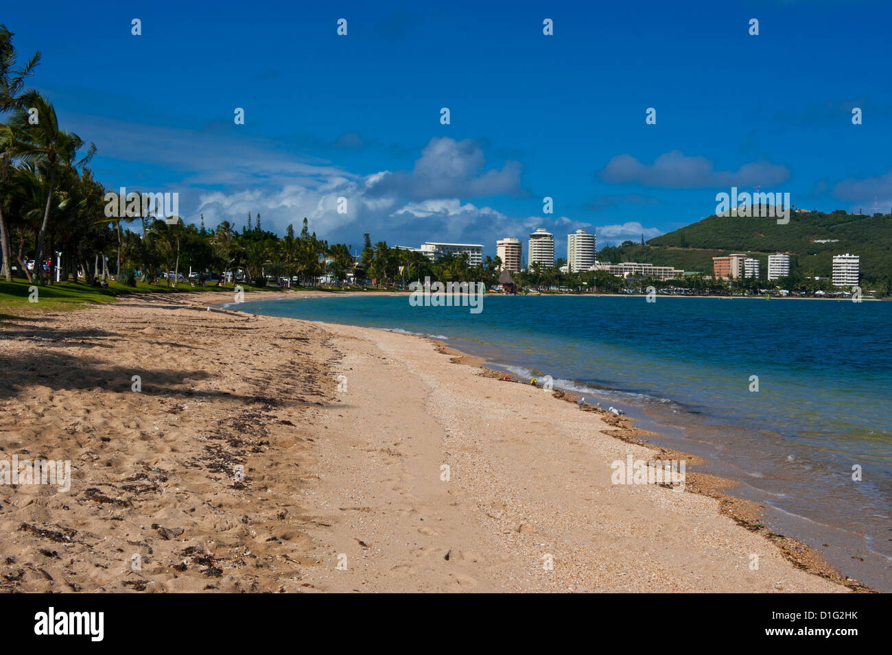 Meer und Strand in Noumea, Neukaledonien, Melanesien, Südsee, Pazifik Stockfoto