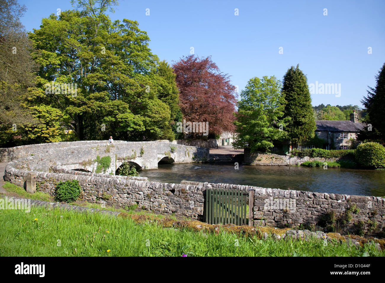 Sheepwash Brücke, Ashford im Wasser, Derbyshire, England, Vereinigtes Königreich, Europa Stockfoto
