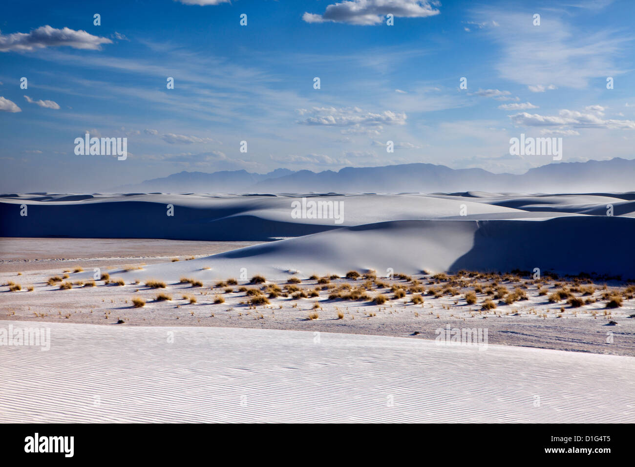 White Sands National Monument Landschaft Stockfoto