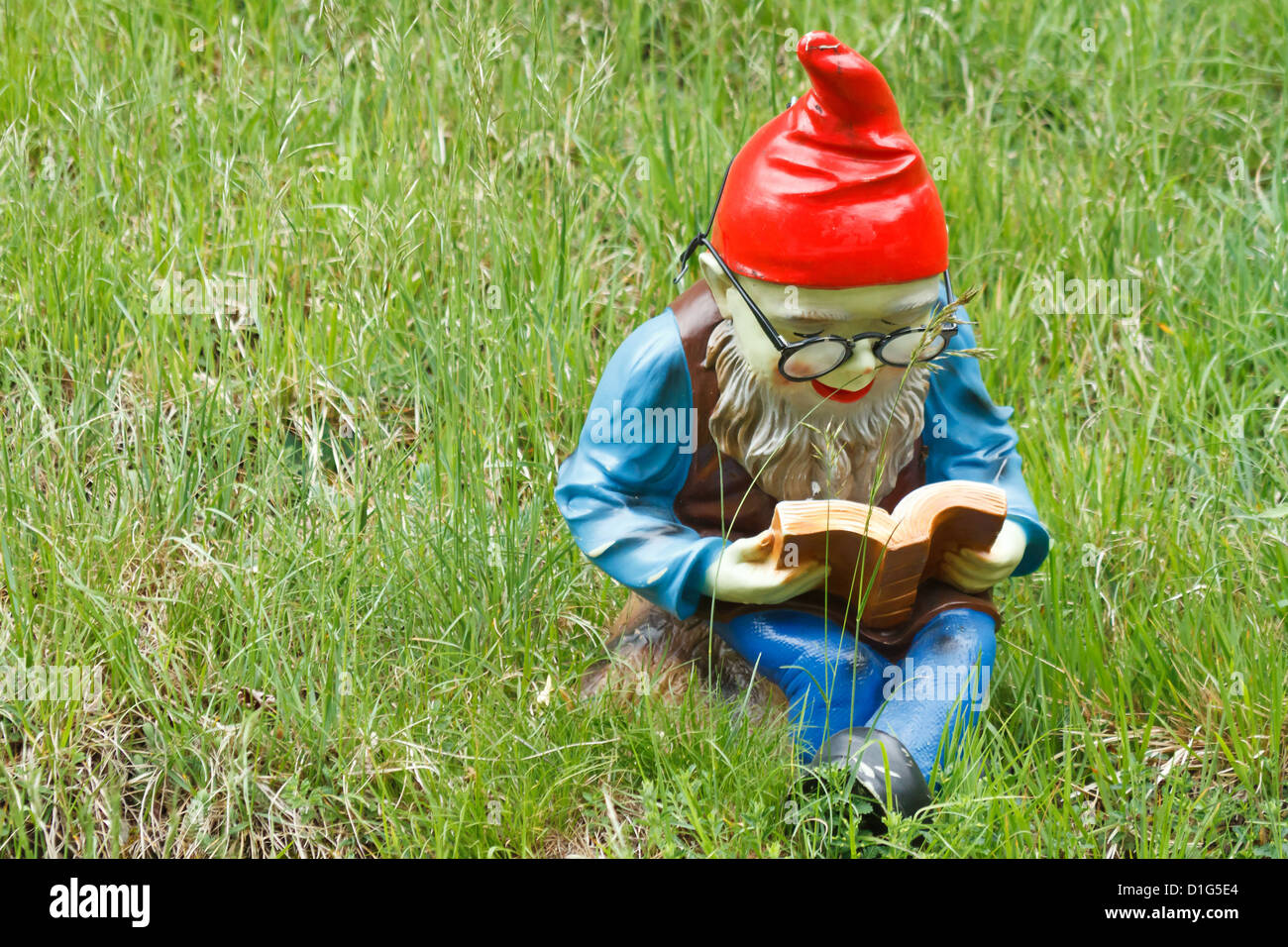 Swiss Garden Gnome Stockfoto